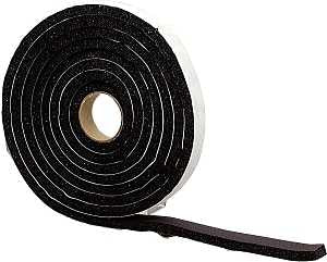 WEATHERSTRIP RUBR ADH 10FT BLK