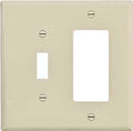 WALL PLATE 2G TGL/DECR MID IV 