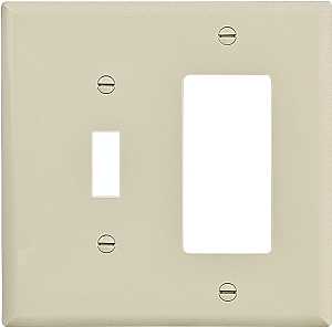 WALL PLATE 2G TGL/DECR MID IV 