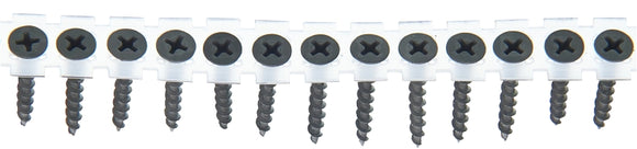 Senco 06A Series 06A125P Screw, Gray, #6 Thread, 1-1/4 in L, Bugle Head, #2 Drive, Steel, Phosphate, 1000/PK