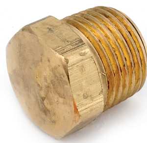 PLUG CORED HEX HEAD MPT 1/4   