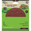 5IN 80GRIT 8HOLE HK/LOOP 5PK  