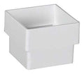 CONNECTOR DWNSPT SQ WHT 2IN   