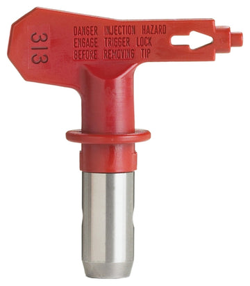 Titan 662-313 Paint Sprayer Tip, 6 to 8 in W Fan, Red, 0.013 in Tip, Tungsten Carbide