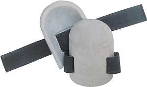 KNEE PAD MOLDED NATURAL RUBBER