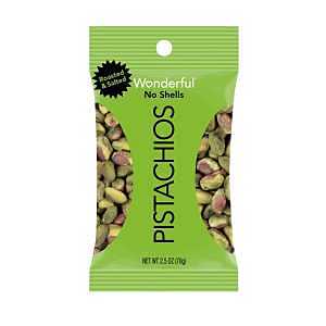 NO SHELLS PISTACHIOS R&S 2.5OZ