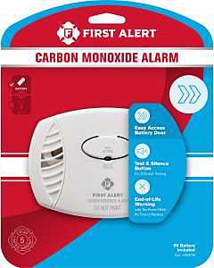 CO DETECTOR 9V DC ELECTROCHEM 