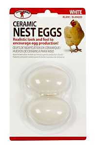CERAMIC NEST EGG WHITE        