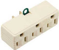 TRIPLE ADAPTER IVORY 15A 125V 