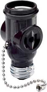 LAMPHOLDER ADAPT 2OUTLT MB BLK