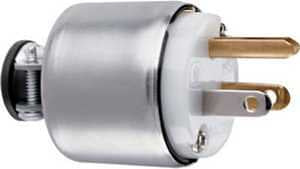 ARMORED PLUG WHITE 3W 15A 125V