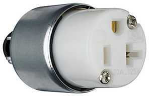 ARMORED CONNECTOR WHT 20A 125V