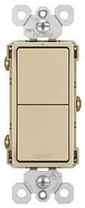 DECO SWITCH IVORY 1P 15A 120V 