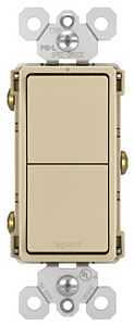DECO SWITCH IVORY 1P 15A 120V 