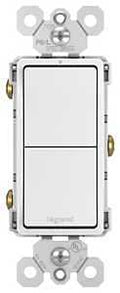 DECO SWITCH WHITE 1P 15A 120V 