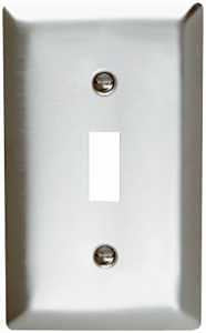 WALL PLATE TOGGLE 1GANG 302SS 