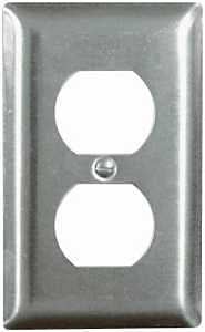 WALL PLATE 1GANG DUPLEX 302SS 