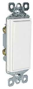 DECO SWITCH WHITE 1P 15A 120V 