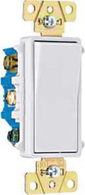 DECO SWTCH WHT 3W 15A 120/277V