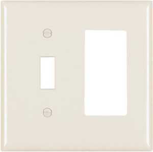 WALL PLATE 2G 1TOGG & 1DECO LA