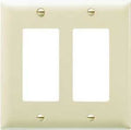 WALL PLATE 2GNG 2DECO NYLN IVY