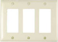 WALL PLATE 3GNG 3DECO NYLON LA