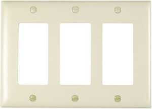 WALL PLATE 3GNG 3DECO NYLON LA