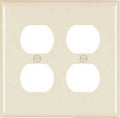 WALL PLATE 1GNG 2DUPLEX LT ALM