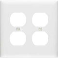 WALL PLATE 1GANG 2 DUPLEX WHT 