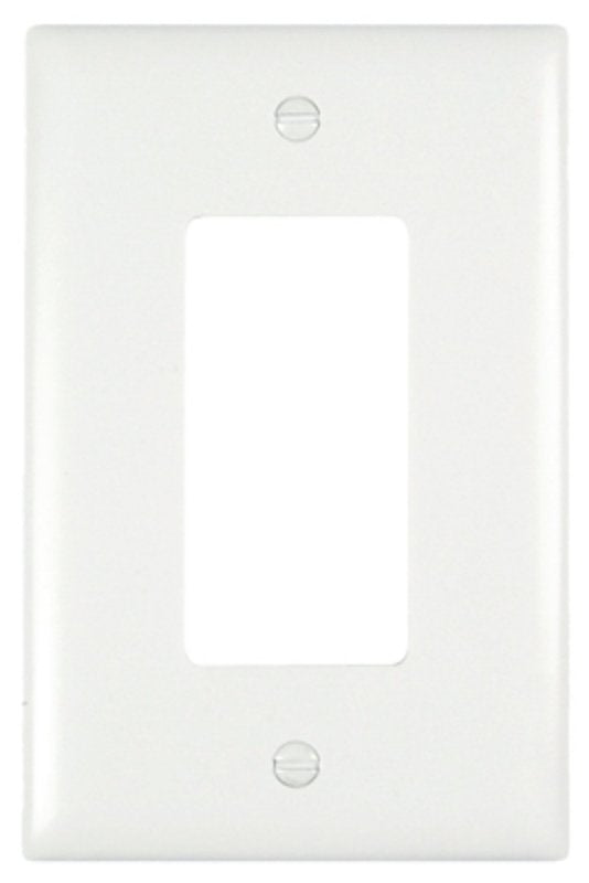 Legrand TradeMaster TPJ26W Wallplate, 5.06 in L, 3.31 in W, 1 -Gang, Nylon, White