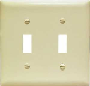 JUMBO WALL PLATE 2G 2TOGG IVRY