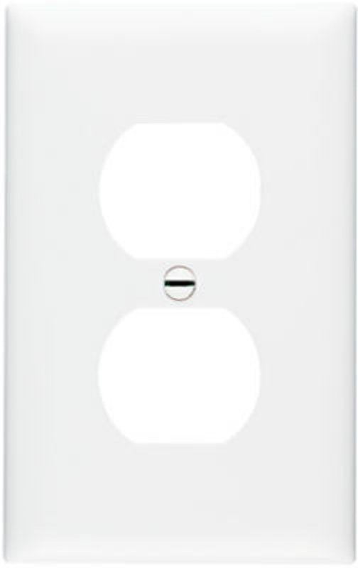 Legrand TradeMaster TPJ TPJ8WCC70 Wallplate, 4.9 in L, Jumbo, 1 -Gang, Nylon, White