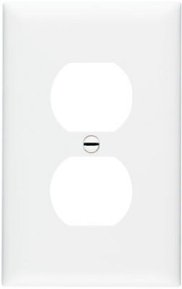 Legrand TradeMaster TPJ TPJ8WCC70 Wallplate, 4.9 in L, Jumbo, 1 -Gang, Nylon, White