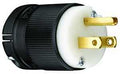 STRT BLADE PLUG BLACK 15A 125V