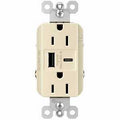 RCPTCL GFCI/USB A/C TR LA 15A 