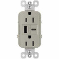 RCPTCL GFCI/USB A/C TR NIC 15A