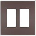 SCRWLES WALL PLATE 2G 2DECO DB