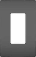 SCRWLS WALL PLATE 1G 1DECO BLK