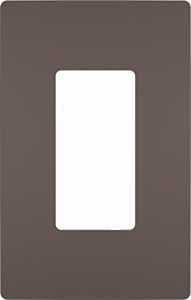 SCRWLES WALL PLATE 1G 1DECO DB