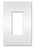 SL WALL PLATE MIC 1G 1DECO WHT