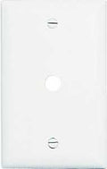 TELEPHONE WALL PLATE 1GANG WHT