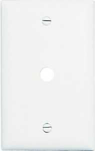 TELEPHONE WALL PLATE 1GANG WHT