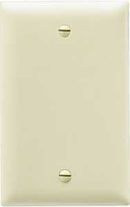 BLANK WALL PLATE 1G BX MT IVRY