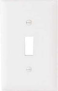 WALL PLATE 1GANG 1 TOGG WHITE 