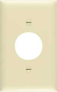 WALL PLATE 1GANG 1RCPTCL IVORY