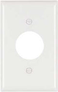 WALL PLATE 1GANG 1RCPTCL WHITE