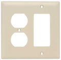 WALL PLATE 2G 1DPX & 1DECO IVY