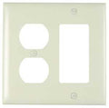 WALL PLATE 2G 1DPX & 1 DECO LA