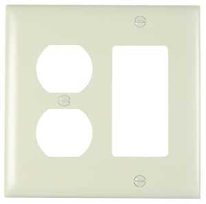 WALL PLATE 2G 1DPX & 1 DECO LA