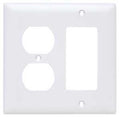 WALL PLATE 2G 1DPX & 1DECO WHT